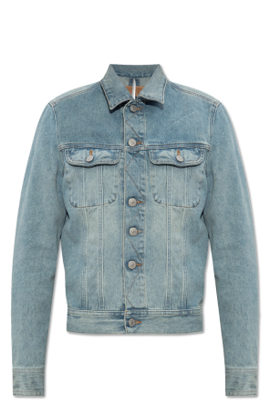 Balenciaga Denim jacket with logo | Women's Clothing | Vitkac